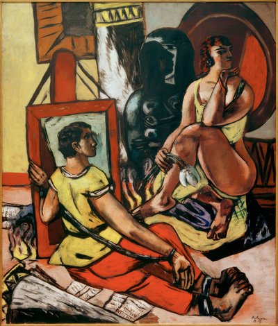 Tentación (Tentación de San Antonio) de Max Beckmann