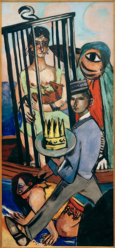 Tentación (Tentación de San Antonio) de Max Beckmann
