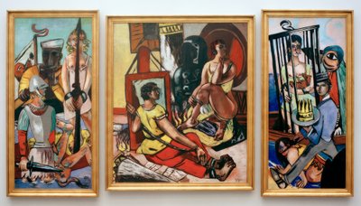 Tentación (Tentación de San Antonio) de Max Beckmann