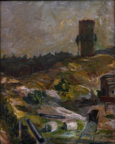Torre de agua en Hermsdorf de Max Beckmann