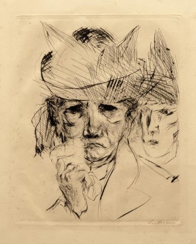 Mujer llorando de Max Beckmann