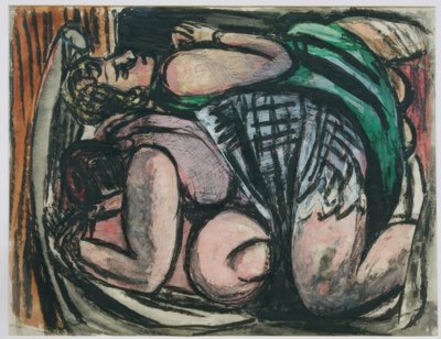 Dos mujeres acostadas de Max Beckmann