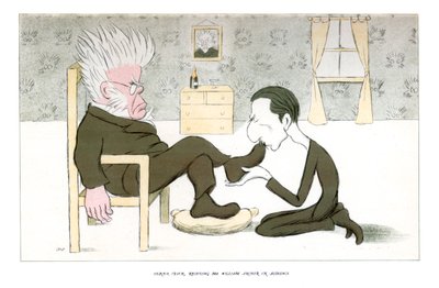 Henrik Ibsen, recibiendo al Sr. William Archer en audiencia, 1904 de Henry Maximilian Beerbohm