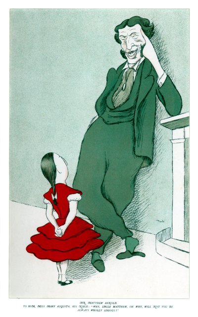 Matthew Arnold 1822-1888 y su sobrina, 1904 de Henry Maximilian Beerbohm