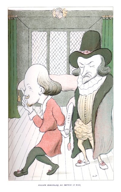 William Shakespeare, Su método de trabajo, 1904 de Henry Maximilian Beerbohm