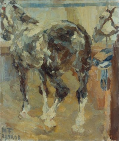 Caballo blanco de Max Feldbauer