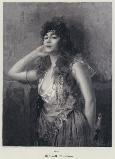 Teodora (grabado) de Max Ferdinand Bredt