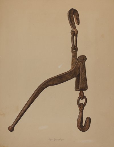 Apretador de carga de troncos, 1939 de Max Fernekes