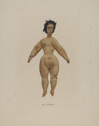 Muñeca desnuda de Max Fernekes