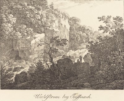 Waldstrom cerca de Teissnach de Max Joseph Wagenbauer
