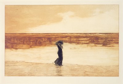 «Abandonado», lámina 5 de la serie «Una vida: Opus VIII» de Max Klinger