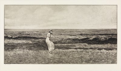 Junto al mar (Intermezzi, opus IV, hoja 2) de Max Klinger