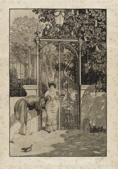 En la Puerta (Am Thor) de Max Klinger