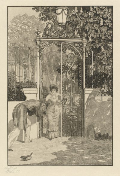En la Puerta Am Thor, 1887 de Max Klinger