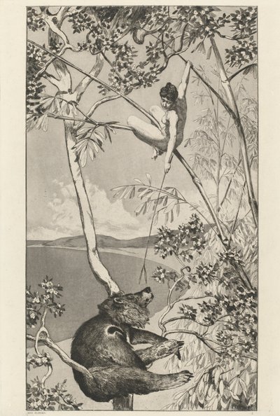 Oso y elfo (Bär und Elfe): pl.1 de Max Klinger