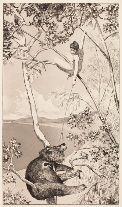 Oso y hada de Max Klinger