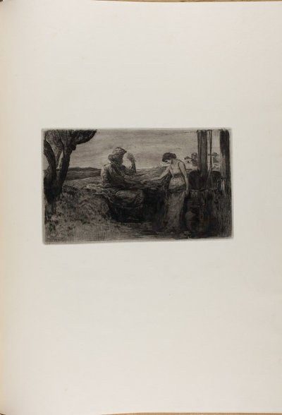Cristo y la mujer samaritana, de Una Vida de Max Klinger