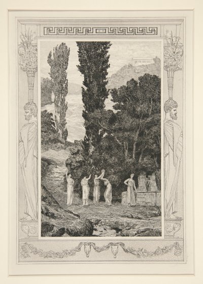 Figuras clásicas (psique errante) de Max Klinger