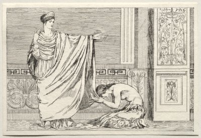 Cupid and Psyche: Psyche and Juno de Max Klinger