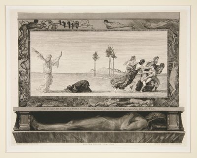 Muerte el Salvador, de Vom Tode (Sobre la muerte) de Max Klinger