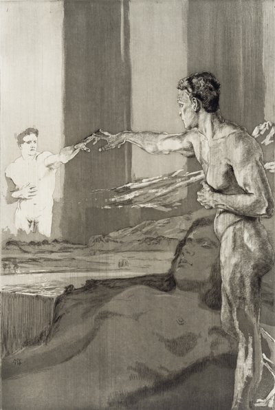 El filósofo, número 3 de Max Klinger