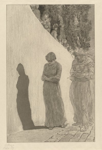 Desgracia Schande: pl. 9 de Max Klinger