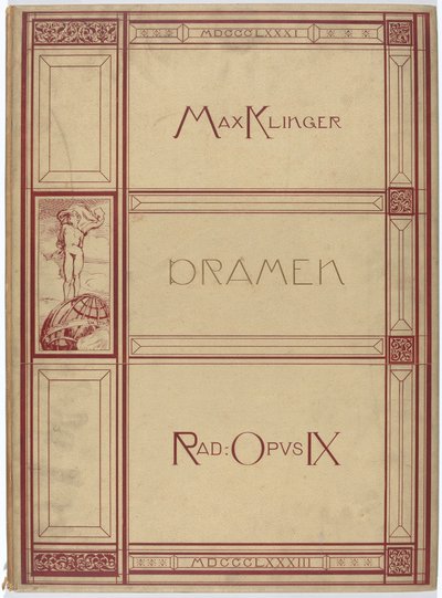 Dramen: VI Motive in X Blättern. Radierungen Opus IX de Max Klinger