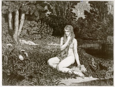 Eva y el futuro (Opus III), hoja 1: Eva de Max Klinger