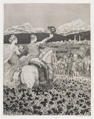 En la propia tierra (Tienda, opus XIV, parte 2, n.º 43) de Max Klinger