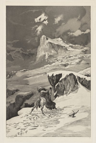 Intermezzi, Opus IV, Bl. 5: Centauros luchando de Max Klinger
