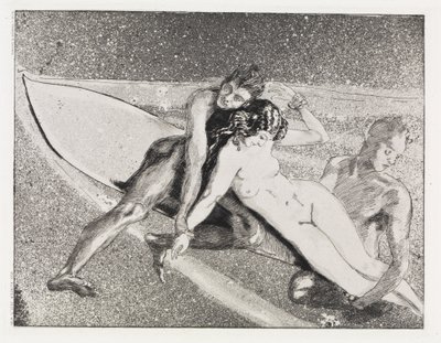 Aviación (Tienda, opus XIV, parte 2, n.º 40) de Max Klinger