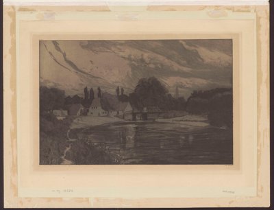 Noche de luna, lámina 3 op. VII de Max Klinger