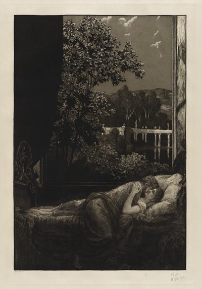Nacht (Felicidad) de Max Klinger