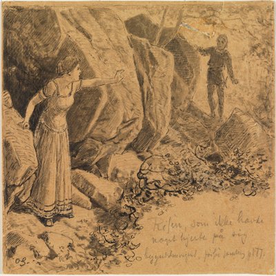 Narciso y Eco I. de Max Klinger
