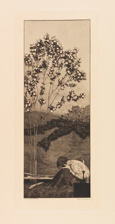 Opus VI, de Paráfrasis sobre el hallazgo de un guante, 1881 de Max Klinger