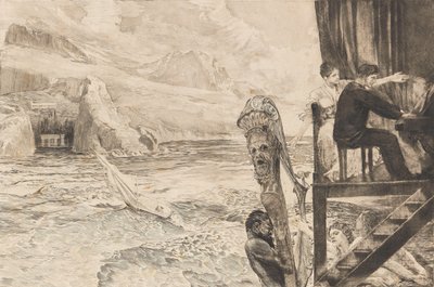Opus XII, Fantasía de Brahms, 1894 de Max Klinger