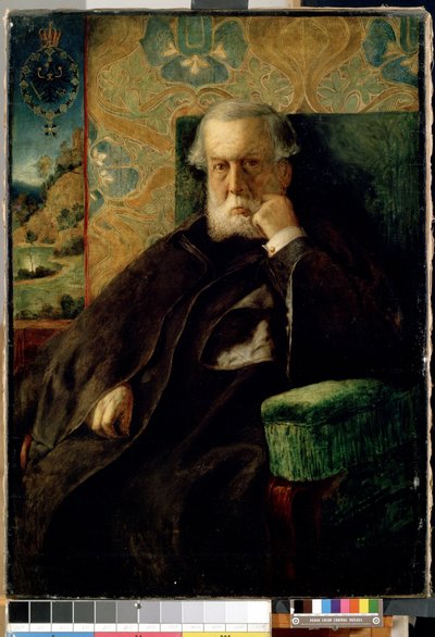""Retrato del Doctor von Meyer"" Pintura de Max Klinger (1857-1920) Dim. 111,3x80,2 cm Museo de Bellas Artes Mikalojus Konstantinas Ciurlionis, Kaunas, Lituania de Max Klinger