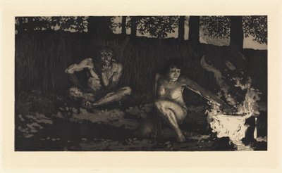 Prefacio II (Una vida, opus VIII, lámina 2) de Max Klinger
