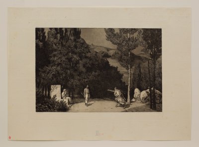 Píramo y Tisbe III de Max Klinger