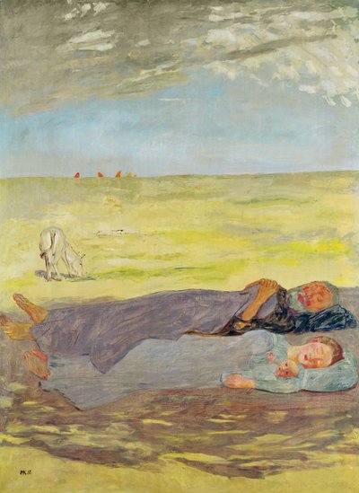 Descanso en la Huida a Egipto, 1912 de Max Klinger