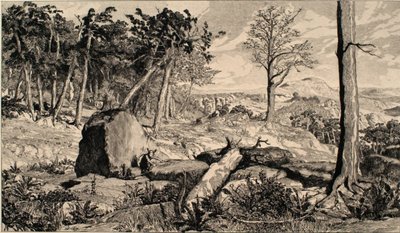 Simplicius en la soledad del bosque de Max Klinger