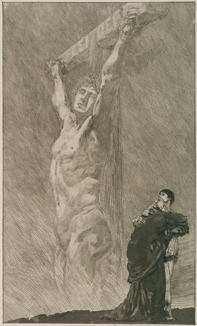 ¡Sufre!, lámina catorce de Una vida de Max Klinger