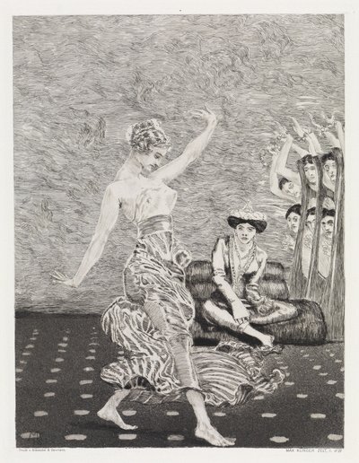 Danza (Carpa, Opus XIV, 2.ª parte, n.º 27) de Max Klinger