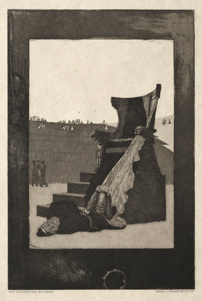 Vom Tode I, (Opus II, 1889) No. 6 de Max Klinger