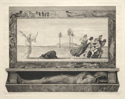 Vom Tode I, Opus II, 1889 No. 10 de Max Klinger