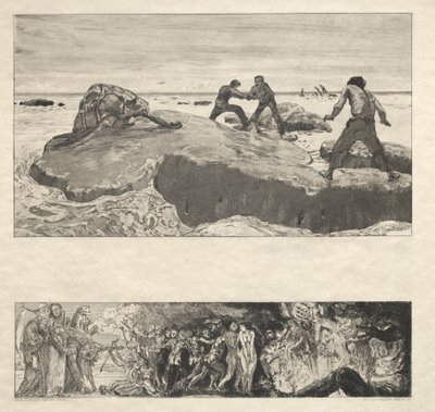 Vom Tode I, Opus II, 1889 No. 2 de Max Klinger