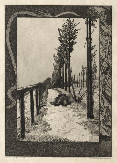 Vom Tode I, Opus II, 1889 No. 4 de Max Klinger
