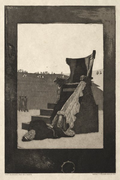Vom Tode I, Opus II, 1889 No. 6 de Max Klinger