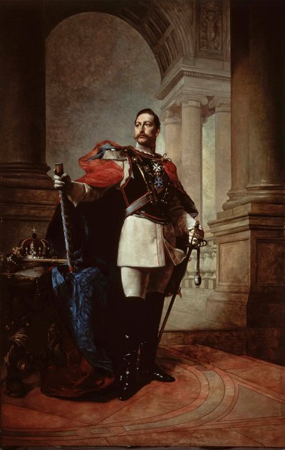 Retrato del emperador alemán Guillermo II, rey de Prusia de Max Koner