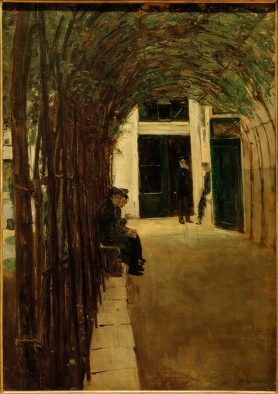 Casa de ancianos en Ámsterdam de Max Liebermann